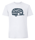 Męska koszulka z nadrukiem - Happy Campers v6 - obrazek 3