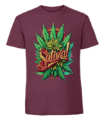 Męska koszulka z nadrukiem - Sativa v2 - obrazek 7