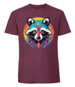 Męska koszulka z nadrukiem - Astroraccoon