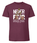 Męska koszulka z nadrukiem - Never Let Fear Stop You