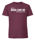 Męska koszulka z nadrukiem - Youll Never Leave Me Till The End Of Time - obrazek 6