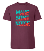 Męska koszulka z nadrukiem - Make Some Noise - obrazek 7