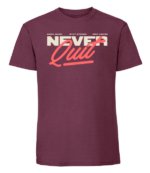 Męska koszulka z nadrukiem - Never Quit - obrazek 7