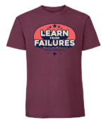 Męska koszulka z nadrukiem - Learn From Failures - obrazek 7