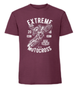 Męska koszulka z nadrukiem - Extreme Motocross - obrazek 6