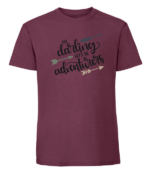 Męska koszulka z nadrukiem - Oh Darling Lets Be Adventurers - obrazek 6