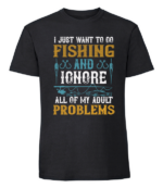 Męska koszulka z nadrukiem - I Just Want To Go Fishing And Ignore All Of My Adult Problems v2 - obrazek 8