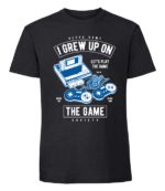 Męska koszulka z nadrukiem - Grew Up On The Game