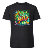 Męska koszulka z nadrukiem - 420 - obrazek 9