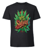 Męska koszulka z nadrukiem - Sativa v2 - obrazek 9