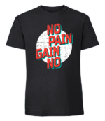 Męska koszulka z nadrukiem - No Pain No Gain v2