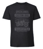 Męska koszulka z nadrukiem - Speedlands Custom Bike - obrazek 9