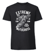 Męska koszulka z nadrukiem - Extreme Motocross - obrazek 8