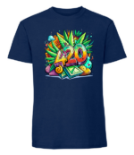 Męska koszulka z nadrukiem - 420