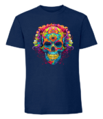 Męska koszulka z nadrukiem - Cosmic Skull