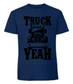 Męska koszulka z nadrukiem - Truck Yeah - obrazek 2