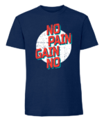 Męska koszulka z nadrukiem - No Pain No Gain v2 - obrazek 2