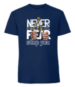 Męska koszulka z nadrukiem - Never Let Fear Stop You - obrazek 2