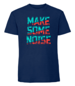 Męska koszulka z nadrukiem - Make Some Noise - obrazek 2