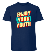 Męska koszulka z nadrukiem - Enjoy Your Youth - obrazek 2