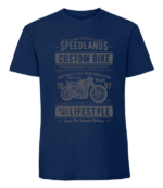 Męska koszulka z nadrukiem - Speedlands Custom Bike - obrazek 2
