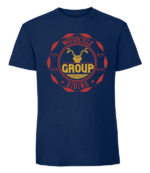 Męska koszulka z nadrukiem - Motorcycle Riding Group - obrazek 2