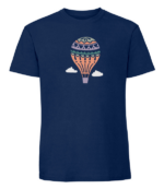 Męska koszulka z nadrukiem - Air Balloon - obrazek 2