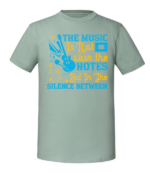 Męska koszulka z nadrukiem - The Music Is Not In The Notes But In The Silence Between - obrazek 6
