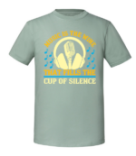 Męska koszulka z nadrukiem - Music Is The Wine That Fills The Cup Of Silence - obrazek 5