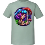 Męska koszulka z nadrukiem - Psychedelic Fairy Queen