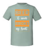 Męska koszulka z nadrukiem - Beer It Never Broke My Heart - obrazek 5
