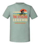 Męska koszulka z nadrukiem - The Cycling Legend - obrazek 6