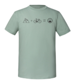 Męska koszulka z nadrukiem - Mountain plus bike - obrazek 6