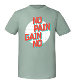 Męska koszulka z nadrukiem - No Pain No Gain v2 - obrazek 5