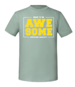 Męska koszulka z nadrukiem - Born To Be Awesome v2