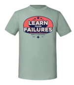 Męska koszulka z nadrukiem - Learn From Failures - obrazek 6