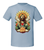 Męska koszulka z nadrukiem - Holy High - obrazek 4