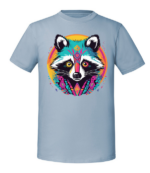 Męska koszulka z nadrukiem - Astroraccoon - obrazek 4