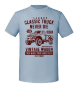 Męska koszulka z nadrukiem - Classic Truck