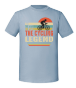 Męska koszulka z nadrukiem - The Cycling Legend