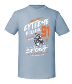 Męska koszulka z nadrukiem - Extreme Rider - obrazek 3