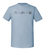 Męska koszulka z nadrukiem - Mountain plus bike - obrazek 4
