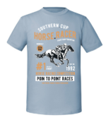 Męska koszulka z nadrukiem - Horse Racer - obrazek 3