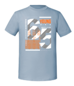 Męska koszulka z nadrukiem - Young Ambitious - obrazek 3