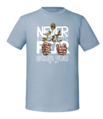 Męska koszulka z nadrukiem - Never Let Fear Stop You - obrazek 3