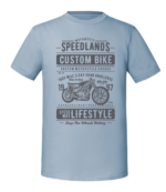 Męska koszulka z nadrukiem - Speedlands Custom Bike