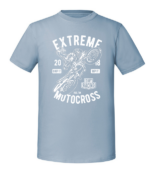 Męska koszulka z nadrukiem - Extreme Motocross - obrazek 3