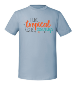 Męska koszulka z nadrukiem - I Like Tropical Adventures - obrazek 3