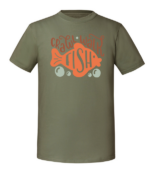 Męska koszulka z nadrukiem - Crawl Walk Fish - obrazek 5