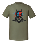 Męska koszulka z nadrukiem - Duality Of The Bat - obrazek 5